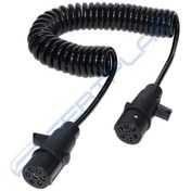 Resim Ahmet Otomotiv 7 Pinli, Toz Koruma Lastikli, Iki Plastik Fişli S Tipi Erkek Taraf 24/24v Elektrik Kablosu Pur 