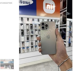 Resim Apple iPhone 15 Pro Max İkinci El YD | 256 GB | Gri 
