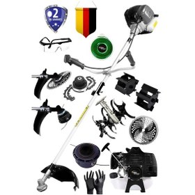 Resim Lieber German LGC9900 Yan Tipi Benzinli 2X Çapalı Çim Biçme Tırpanı 