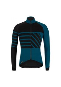 Resim Santini Alternative Svolta Erkek Termal Kışlık Bisiklet Forması Aw216075svolt Siyah 