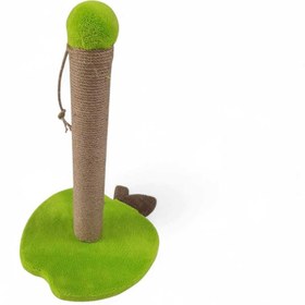 Resim KEDİME Bycat® -Elma Şekilli Kedi Tırmalama Platformu - Yeşil 
