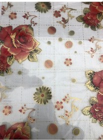 Resim Şefaf Desenli Masa Örtüsü 70Cm X 70Cm 1.8Mm Pvc Masa Örtüsü Desen 