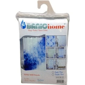 Resim Polyester Çift Kanat Su İtici Banyo Perdesi 90x200cm 5496 Çok Renkli 