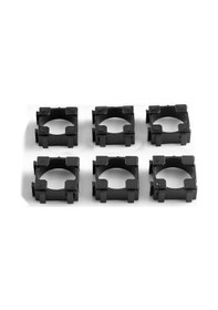 Resim ROBİZ 6 Adet 18650 Pil Tutucu Birleştirici - Spacer Pil Batarya 