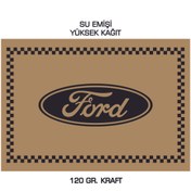 Resim duha trend 35x50 120 Gr. Kraft Kağıt Oto Paspası Ford Yatay 100 Adet 