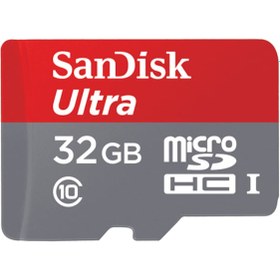 Resim Sandisk Ultra SDSQUNC-032G-GN6MA 32 GB MicroSDHC Hafıza Kartı + Adaptör 