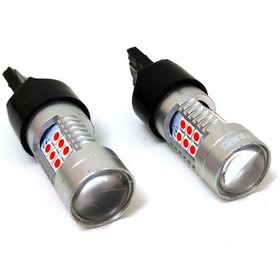 Resim Femex Platinum T20 7440 7443 Tek Çift Duy Uyumlu Kırmızı Led Ampu 
