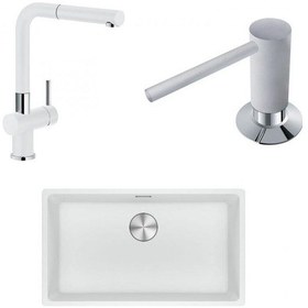 Resim Franke Maris Mrg 210/110-72 Bianco Granit Eviye & Active Plus Doc 