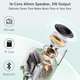 Resim Divoom Tiivoo-2 Fm Radyolu Mini Bluetooth Hoparlör 