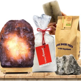 Resim Tuzcu Ahmet Çankırı Tuz Lamba Seti 3-4 kg 