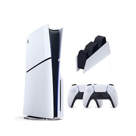 Resim Sony Playstation 5 Slim CD Edition - 2. Dualsense Ps5 Kol - Şarj İstasyonu (İthalatçı Garantili) 