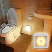Resim 1 adet/3 adet/6 adet Kare Akıllı Hareket Sensörlü Işıklar, Düz Renkli Cam Sensörlü Gece Lambası, Spor Temalı Ayarlanabilir Aydınlatma Çeşitli Oda Türleri için, Serbest Duran Duvar Montajı, Pil ile Çalışır (Pil Dahil Değildir) 