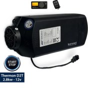 Resim Coolman Thermon D2T 2.8kw Webasto Tipi Dizel Ortam Isıtıcı Start/stop - 12V 