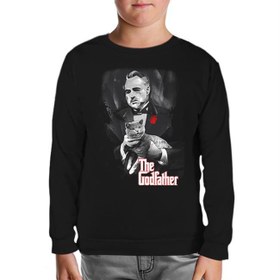 Resim The Godfather Siyah Çocuk Sweatshirt 