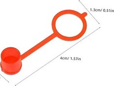 Resim VINTORKY 200adet Yağ Fitting Kapağı Otomotiv Fren Bleeder Kapağı Çok Amaçlı Koruyucu Kapsül Kolay Kurulum Ve Güvenli Kullanım Için Tasarlandı 