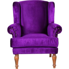 Resim 3A Mobilya New Purple Kulaklı Berjer 