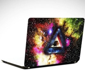 Resim Galaksi ve Ağaç Laptop Sticker 12 İnch (29X24CM) 