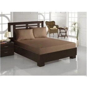 Resim Amazon Ev Naturel Çift Kişilik Pike Takımı-Bordo Krem Bordo 