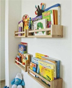 Resim Yeşilyurt Orman Ürünleri Montessori Çocuk Odası Kitaplık 