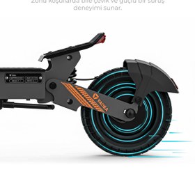 Resim PiranTech Yadea G10 Elektrikli Scooter 800W-1200W Güç – 50KM Menzil, Dokunmatik Ekran, Çift Süspansiyon 
