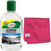 Resim Turtle Wax Cam Yağmur Kaydırıcı + Mikrofiber Bez 