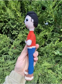 Resim Innovate Store Amigurumi Rafadan Çizgi Film Mert Bebek Çocuk ve Bebekler İçin Sağlıklı Oyuncak 