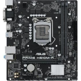 Resim Asus Prime H510M-R-SI D-Sub DVI HDMI Usb3.2 LGA1200 10 ve 11.nesil 
