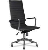 Resim Forsit Design Forsit Ofis Slim Ofis Büro Gerdirme Yönetici Koltuğu Siyah Suni Derili 