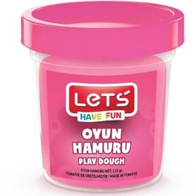 Resim Lets Oyun Hamuru Tek Renk Pembe 110 GR L8440-7 