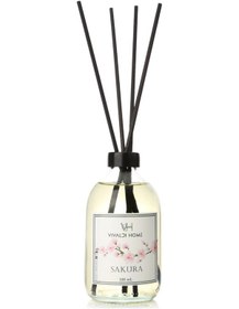 Resim Vivaldi Home Sakura Çiçeği Çubuklu Oda Kokusu Esansiyel Uçucu Yağ 100 ML 