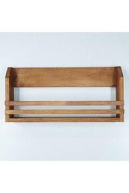 Resim Shopkutuk Ahşap Bebek Çocuk Odası Montessori Kitaplık Tek Katlı Duvar Rafı 