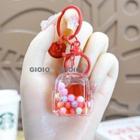 Resim Silver1 Iyi Şanslar Bebek Sevimli Karikatür Peluş Bebek Çanta Kolye Kız Öğrenci Bebek Asılı Anahtar (Yurt Dışından) 