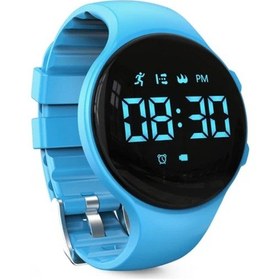 Resim Oldfriend Gençler İçin Mavi Led Dijital Adımsayar Fitness Kol Saati Diğer 