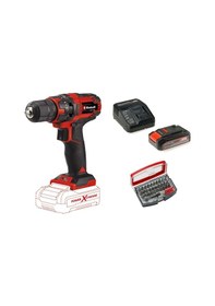 Resim Einhell TC-CD 18/35 Li Solo Akülü Vidalama Seti + 1 x 2.5 AH Starter Kit Ve 32 Parça Bits Uç 