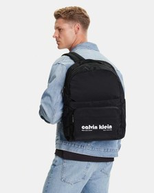 Resim Calvin Klein Grafik Logolu Çok Fonksiyonlu Erkek Sırt Çantası Black - Black / STD 