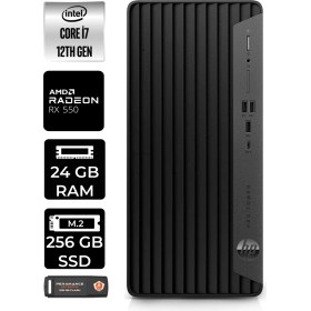 Resim Hp Pro Tower 400 G9 Intel Core I7 12700 24GB 256GB SSD RX550/4GB W11H 6U3M9EA Masaüstü Bilgisayar & Per4 USB Bellek 6U3M9EAP371 