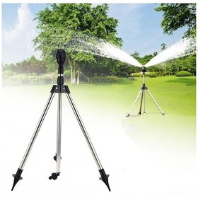 Resim Geeroyoo 360 Dönen Bahçe Sulama Sistemi - Su Tasarruflu Ve Dayanıklı Tripod Sprinkler 