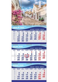 Resim 2026 Orta Boy Gemici Takvimi Denizci Duvar Takvimi 31x70 CM 