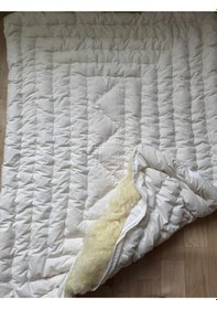 Resim Yün Bebek Yorganı Beyaz 