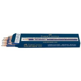 Resim Faber Castell Goldfaber 1221 Dereceli Kurşun Kalem Hb 12 Adet 