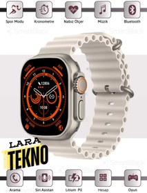 Resim LaraThec T 800 Kadın Android İos Uyumlu Akıllı Saat 