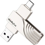 Resim Skycity 32gb Thinkplus Tpcu301 Çift Arabirim Usb3.0/type-c Usb Flash Bellek - 100mb/s Okuma Hızı, Çelik Malzeme, Bilgisayar/araç/tv Uyumlu 