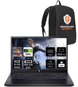 Resim ACER Nitro V15 R5 7535HS 8GB 256GB SSD RTX3050/6GB 15.6'' 144Hz FHD FDOS Gaming Laptop & PER4 ÇANTA 