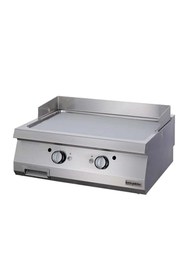 Resim ÖZTİRYAKİLER OGG 8070 Düz Grill Plate, 80x70x30 cm, Sert Krom Kaplı, Gazlı 