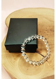 Resim Kuvars Doğal Taş Bileklik Kutulu Çok Renkli 