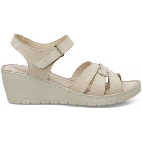 Resim 161886.z5fx Bej Kadın Comfort Sandalet 000000000101985298 Bej 