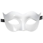 Resim Beyaz Renk Masquerade Kostüm Partisi Venedik Balo Maskesi 