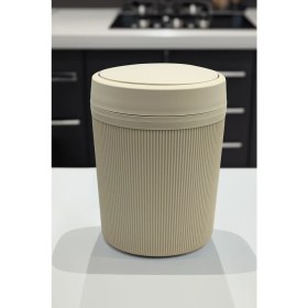 Resim Şık 4.2 Lt Çöp Kovası - Mutfak, Banyo, Ofis Için Renk Seçenekleri 