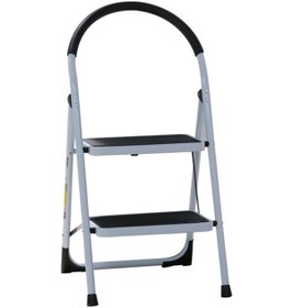 Resim Safir Serisi Vertika 2 Li Ev Tipi Katlanır Merdiven Kaymaz, Hafif Ve Dayanıklı Çözüm 1 Adet 