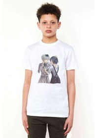 Resim Anime Tokyo Ghoul Anteiku Baskılı Unisex Çocuk Beyaz T-Shirt (534781296) 